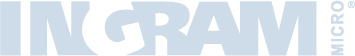 Light blue Ingram Micro logo with bold, capitalized INGRAM text; the letter A stylized as a swirl. MICRO appears vertically in smaller text to the right of GRAM.